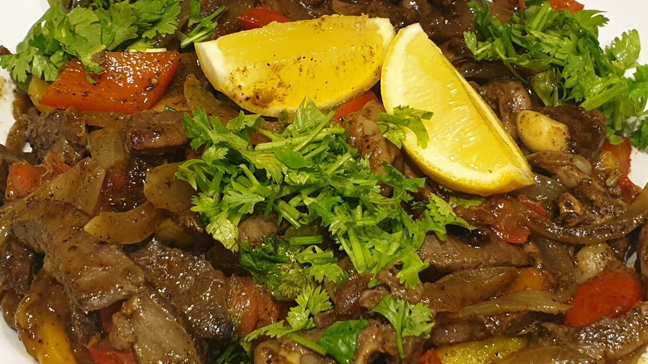 How to cook lamb heart and liver,quick easy and delicious 😋... YouTube