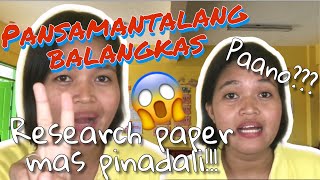 PAGBUBUO NG PANSAMANTALANG BALANGKAS SA PANANALIKSIK (Part 3/5)| Making of Filipino Research Paper