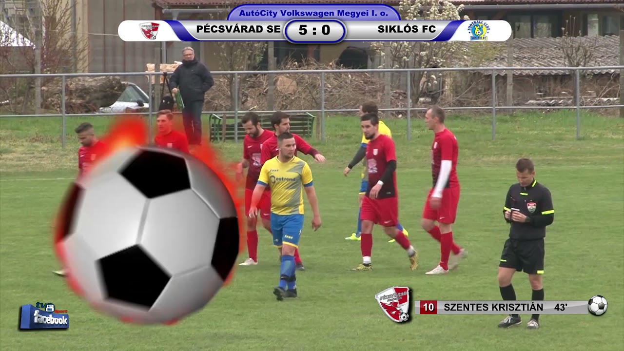 PÉCSVÁRAD SE R-BUS - SIKLÓS FC 10 - 0  (5 - 0)