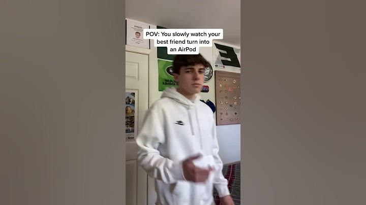 You watch your bestfriend slowly turn into an AirPod… 🥲 #shorts