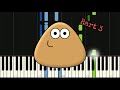 POU SOUNDTRACK 3 - Sky Jump (Piano Tutorial)