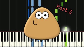 POU SOUNDTRACK 3 - Sky Jump (Piano Tutorial) screenshot 4