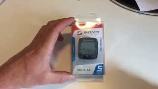 Sigma Fahrradcomputer unboxing bicycle computer speedometer