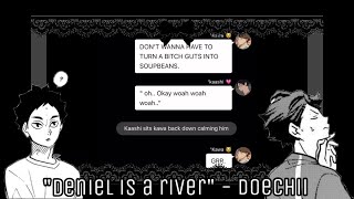 Oikawa does what | Denial is a River | Akaashi & Oikawa friendship | Haikyuu texts | Live au