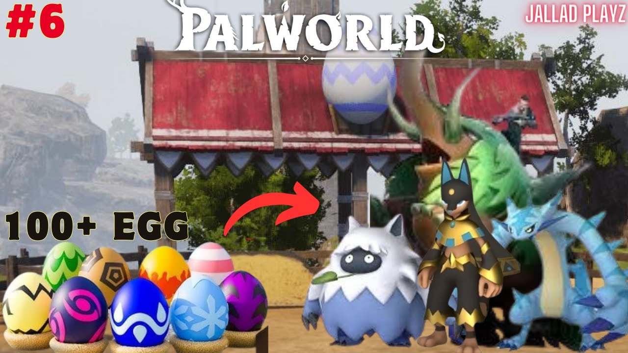 OPENING 100 PLUS MYSTERY EGGS IN PALWORLD | Palworld Gameplay#6 - YouTube