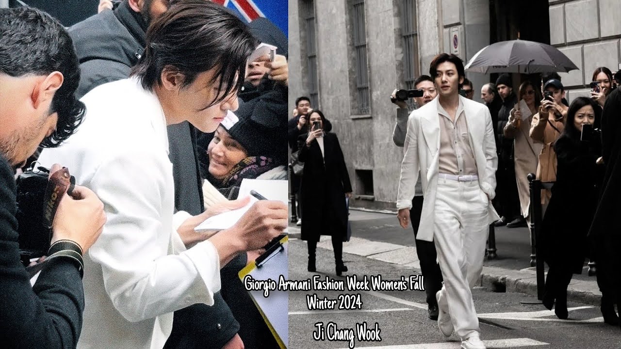 Ji Chang Wook on Giorgio Armani Fashion Week 
