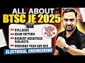 BTSC JE 2025 Electrical Engineering 📚: Syllabus, Exam Pattern, Subject Weightage &amp; Cut Off