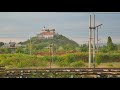 Ужгород - Мукачево из окна поезда / Uzhhorod - Mukachevo from the train window