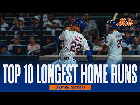 Top 10 Longest Home Runs Of June 2025