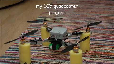 homemade 450 size quadcopter/drone with nrf24l01