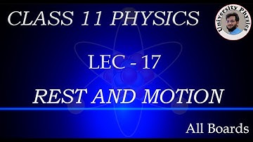 Rest and Motion class 11 | Rest and motion are relative