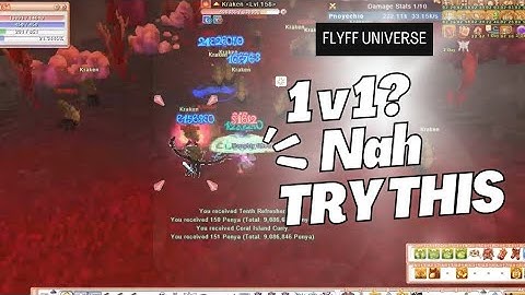 Flyff Universe: 1v1 Yoyo Jester? Nah. This Hybrid Grind Pulls Mobs To YOU