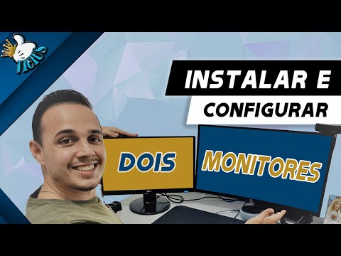 Vídeo: Como Conectar Dois Monitores A Um Computador