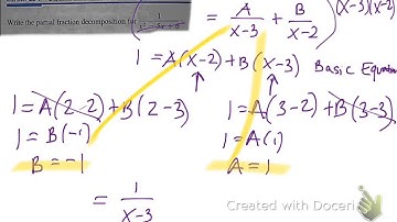 7.5a Partial Fractions