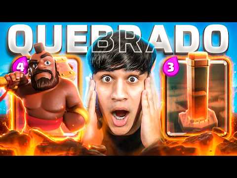 HOG RIDER + EARTHQUAKE IS ABSOLUTELY BROKEN IN THIS CLASH ROYALE META 🥵🤯