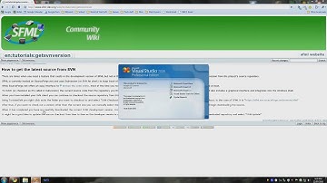 SFML 2 with Visual Studio 2008
