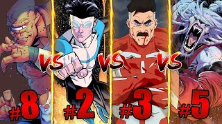 Who's the Most Powerful Character in Invincible? | Ranking Every Character From Weakest to Strongest