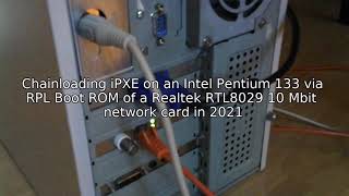 NetWare RPL network boot into iPXE (Pentium 133, 10Mbps Realtek NIC)