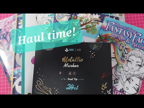 New Release Colouring Book Haul And Happy Mail!