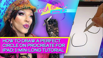 How to draw a perfect circle on Procreate for iPad: 1-min-long tutorial