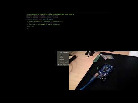 Arduino + NodeJs (johnny-five)