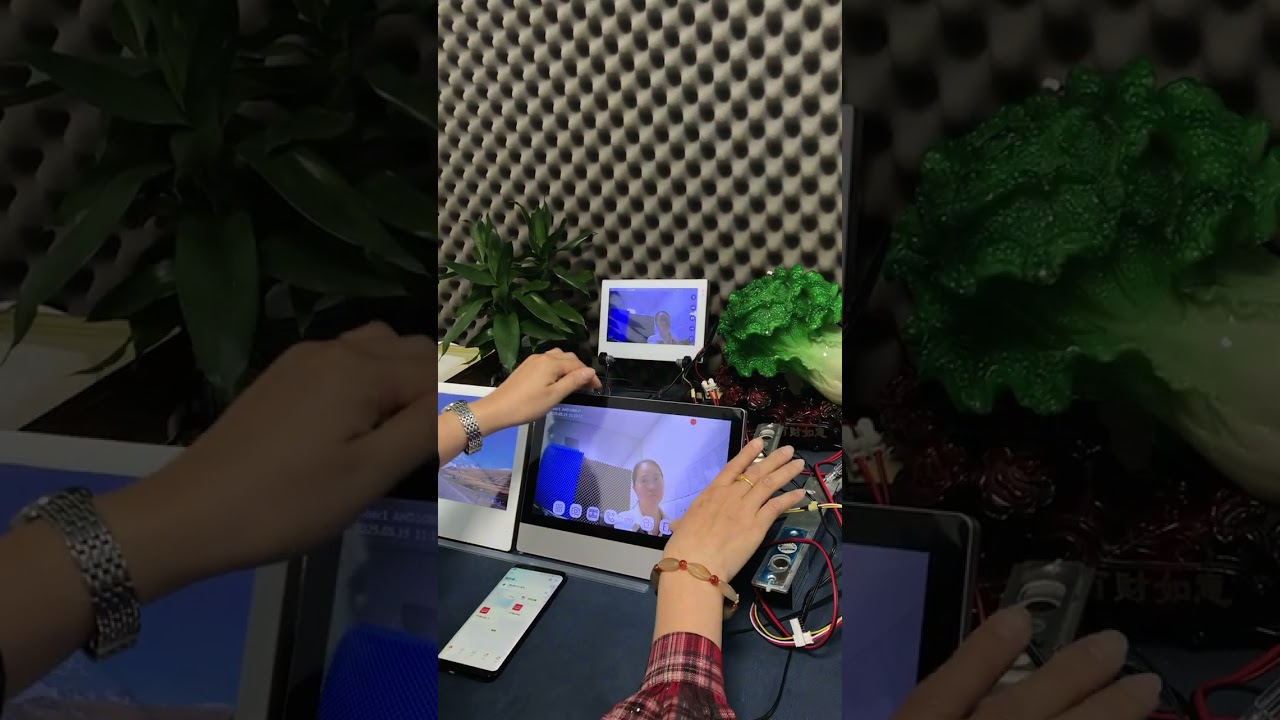 Videocitofono Wi-Fi mono familiare 2 fili 9inch Monitor 