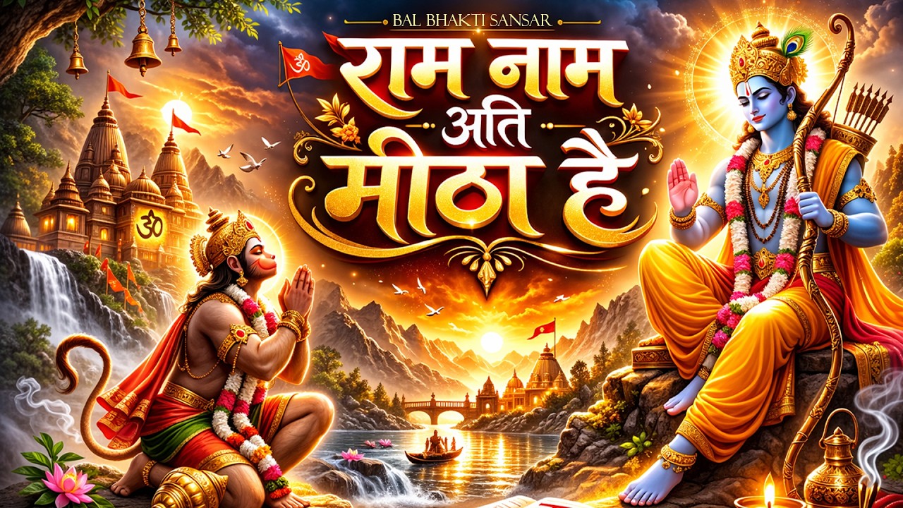 राम नाम अति मीठा है | Ram Naam Ati Meetha Hai - Bal Bhakti Sansar | Shyam Bihari | Jay Shree Ram