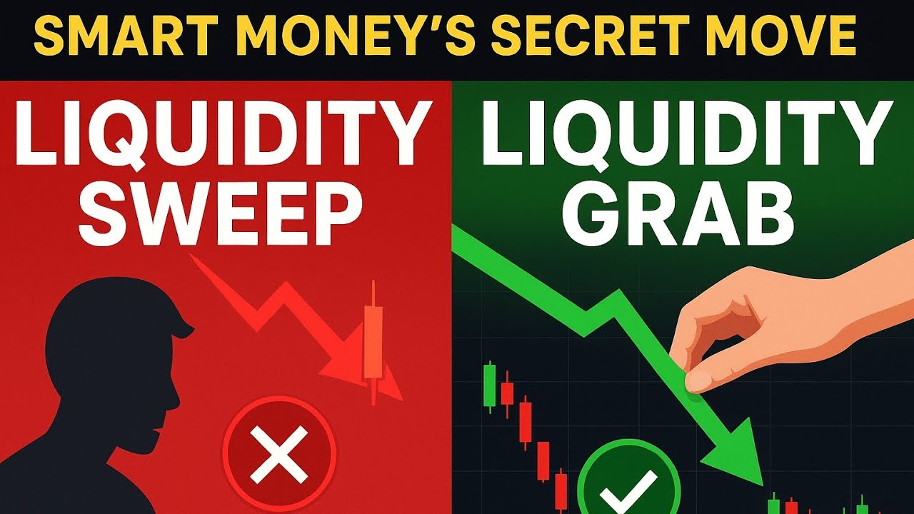 👉 “Liquidity Sweep vs Liquidity Grab Explained | Smart Money Concept by ...