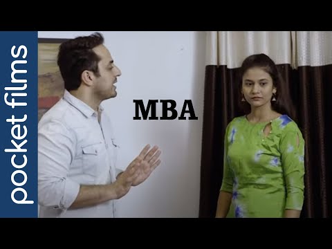 Hindi Short Film - MBA - A newly married wife finds a unique way to punish her liar husband