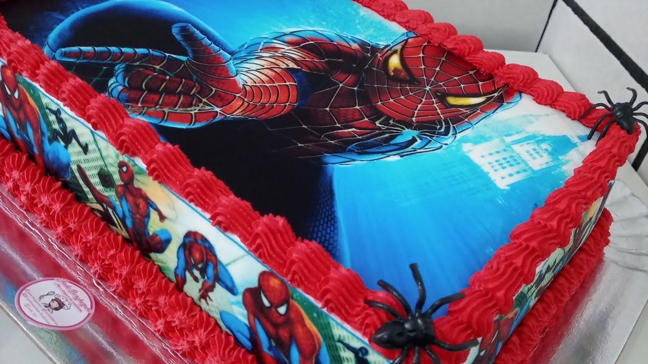 Bolo Decorado: Homem Aranha