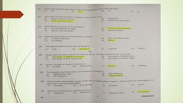ANSWER KEY COOPERATIVE BANK EXAM HELD ON TODAY 1/4/2023