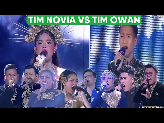 TIM OWAN VS TEAM NOVIA !!! Senandung rembulan dan rembulan malam class=