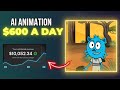 Craft engaging educational ai animated youtubes for kids 600day make money online with ai