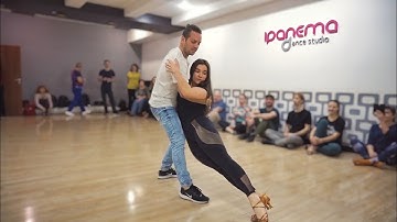 Alexandre Gustavo and Oksana Zemtsova. #Zouk demo #Then