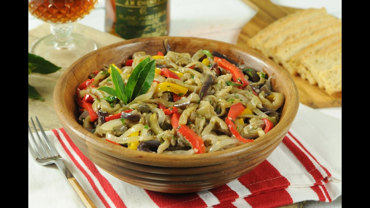 CHEF ÁLVARO RODRIGUES - ANTEPASTO DE BERINJELAS - RECEITA DE FAMÍLIA