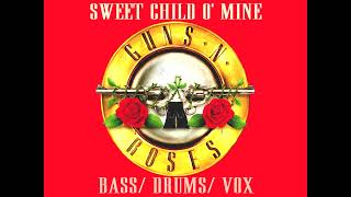 Guns N' Roses Sweet Child O' Mine Bass/ Drums/ Vox Only