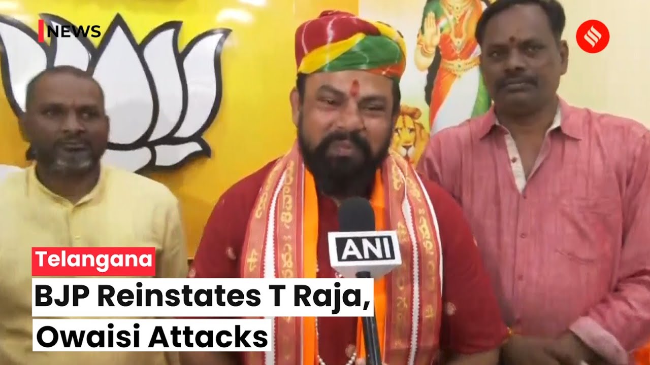 Telangana Election 2023: BJP Reinstates T Raja Singh, Sparks ...