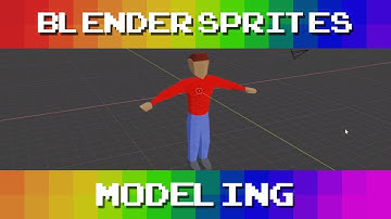 Blender 2D Sprite tutorial: Ep 1 - Modeling