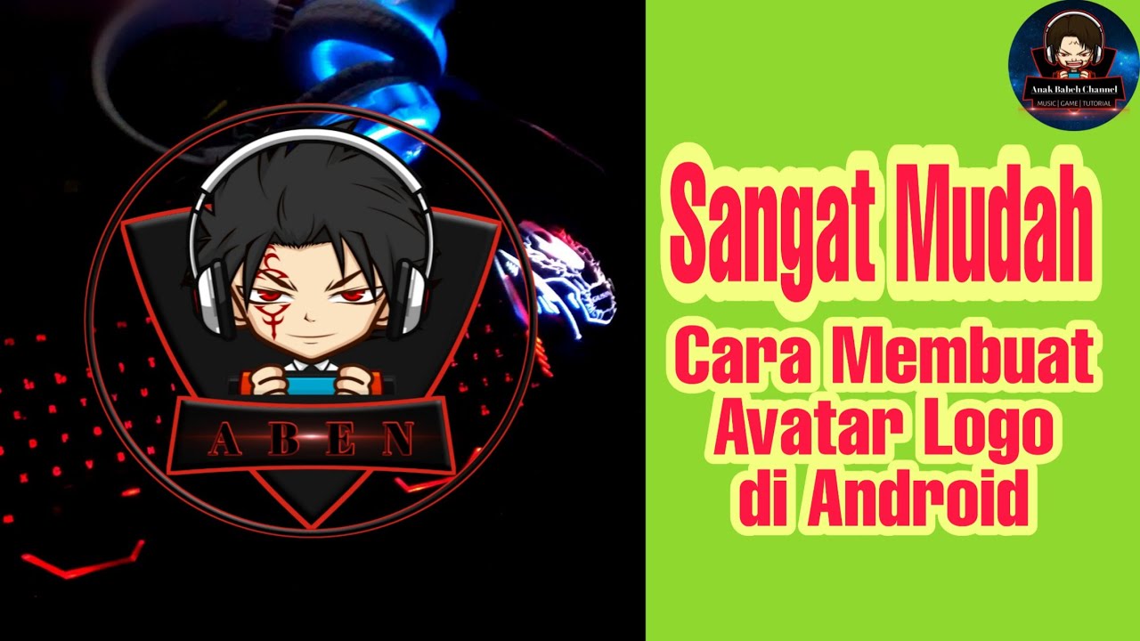  Cara  membuat  logo animasi  avatar di android  dgn mudah 