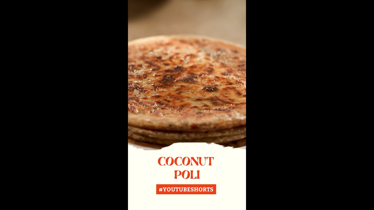 Coconut Poli  | #Shorts | Sanjeev Kapoor Khazana