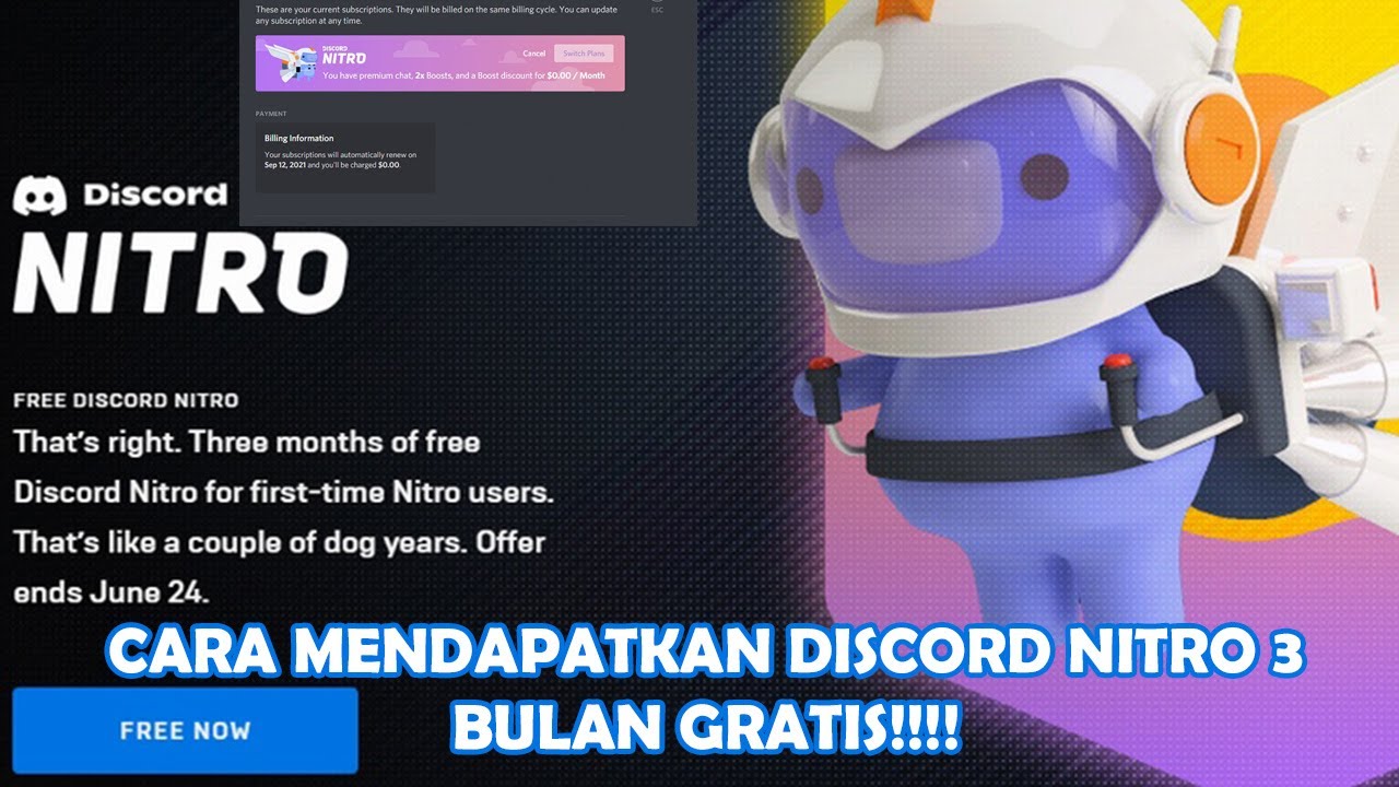 Cara Mendapatkan Discord Nitro Gratis Dari Epic Games Store 3 Bulan Terbatas Tutorial 12 Juni 2021 Youtube Cara Mendapatkan Discord Nitro Gratis Dari Epic Games Store 3 Bulan Terbatas Tutorial 12 Juni 2021 Youtube