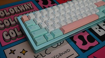 RS65 with lubed SP Star Meteor Whites Typing ASMR (Typing Test)