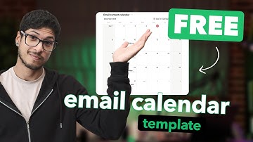 How to Make an Email Content Calendar + FREE Template