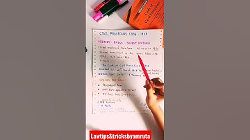 Civil procedure Code 1908 History - part-1 #llb #ballb #notes #judiciary