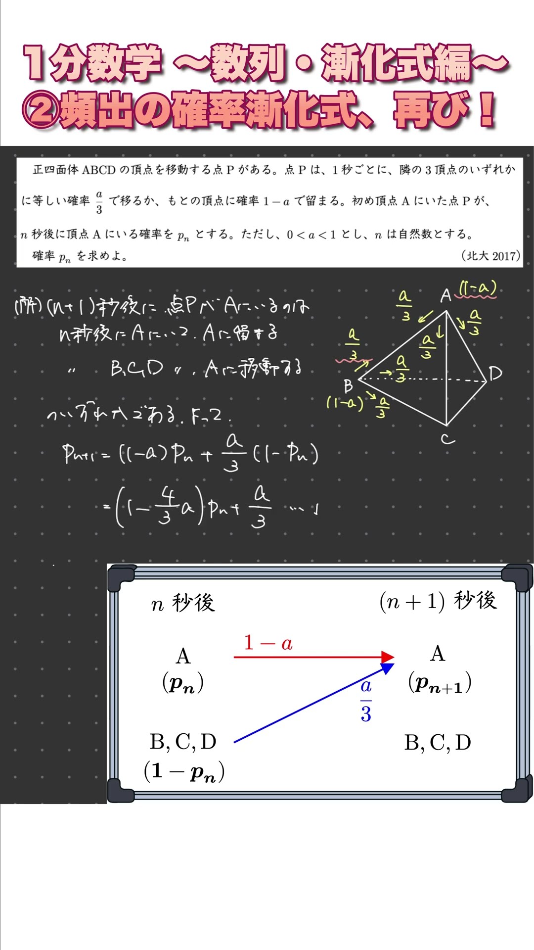 京大VS北大。同じ問題が出題⁉️ 1分で超基本問題を攻略！【1分