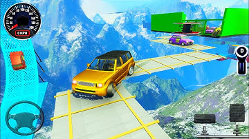 Impossible Vertical Ramp Simulator 3D - Car Stunts Mega Tracks Racing - Android GamePlay