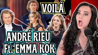 15 Year Old Emma Kok Sings Voilà - André Rieu, Maastricht 2023 | Opera Singer Reacts LIVE