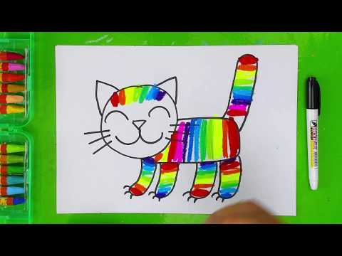 Как нарисовать КОШКУ просто