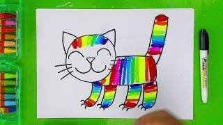 Как нарисовать КОШКУ просто Как нарисовать КОШКУ просто