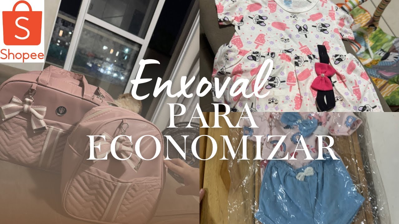 ENXOVAL DE BEBÊ NA SHOPEE VALE A PENA? Com preços 